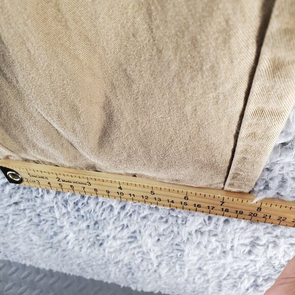 Old Navy Pants Womens Medium Tall Khaki Brown Taylor Straight Trouser - Picture 6 of 8